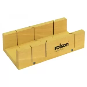 Image of Rolson Wooden Mitre Box, 230mm