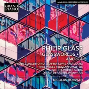 Image of Philip Glass Glassworlds America - Volume 6 by Philip Glass CD Album