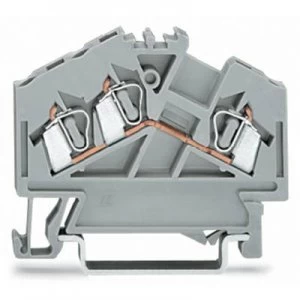 Image of WAGO 280-641 Continuity 5mm Pull spring Configuration: L Grey 100 pc(s)