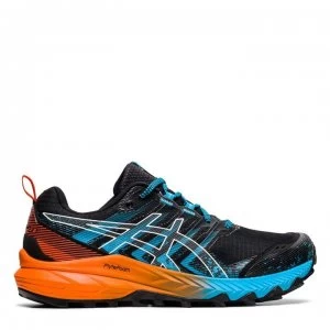 Image of Asics Gel Trabuco 9 Trail Running Shoes Mens - Black/White