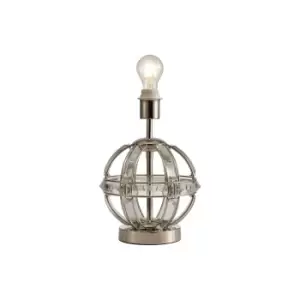 Image of Vestal Round Table Lamp, E27, Polished Nickel