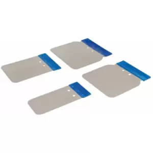 Image of Silverline - Stainless Steel Body Filler Application Set 4pce - 50, 80, 100 & 120mm