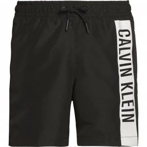 Image of Calvin Klein Calvin Side Logo Swim Shorts - PVH Black