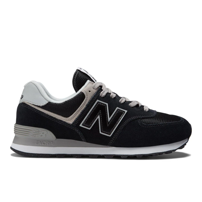Image of New Balance 574 Black/White male 10 (44.5)
