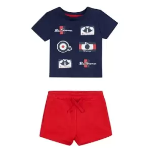 Image of Ben Sherman Ben Bdg T & Shrt St Bb99 - Blue