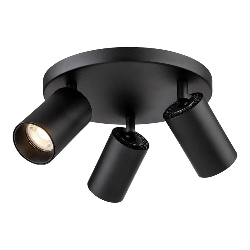 Image of Firstlight Max 3-Light Ceiling Spotlight in Black