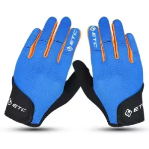 Image of ETC Peak Junior MTB Glove Blue Orange Medium