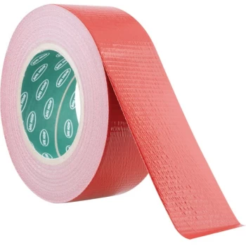 Image of Avon - Red Polyethylene Cloth Tape - 50MM X 50M