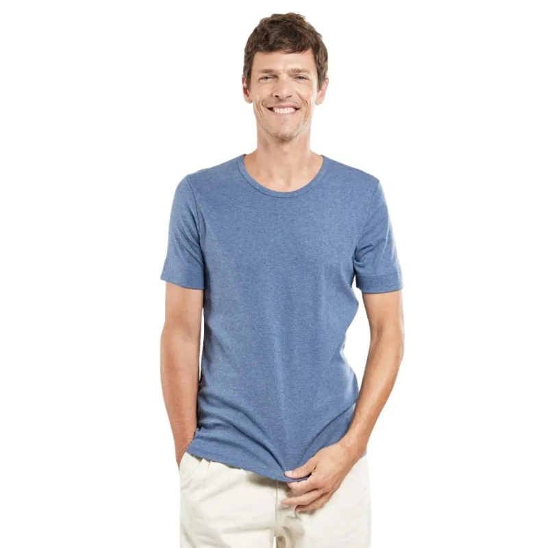 Image of Armor-Lux Short sleeve T-Shirt Armor-Lux Bleu Male XL