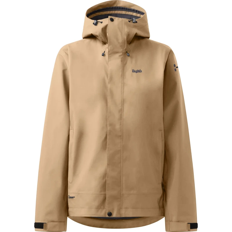 Image of Womens waterproof jacket Haglofs Breeze Beige Female S