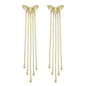 Image of Ladies Sara Miller Kew Butterfly Rear Drop Earrings