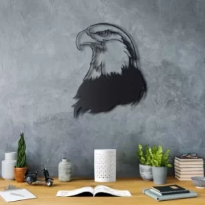 Image of Noble Eagle Black Decorative Metal Wall Accessory