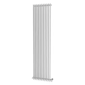 Image of Ximax Atlantic Satin White Vertical Designer Radiator, (W)420mm X (H)1800mm