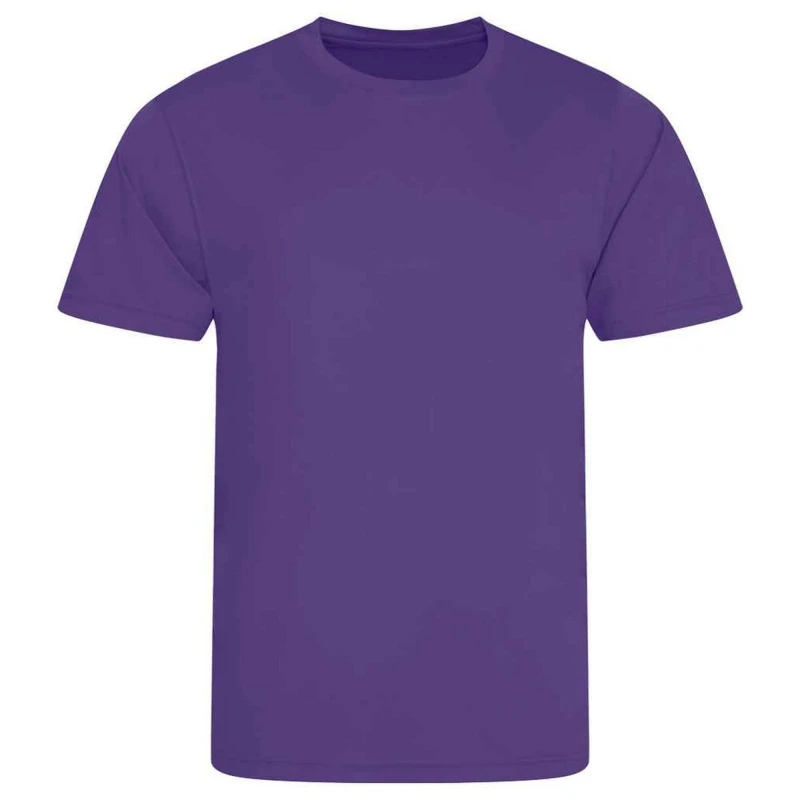 Image of AWDis Cool Mens Smooth T-Shirt in Purple Size: XS Purple Male XS