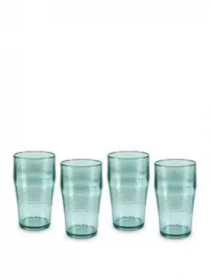 Image of Tower Fresco Set Of 4 Acrylic Beer Glasses