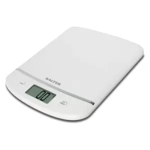 Image of Salter Aquatronic Kitchen Scales White 1056WHDR