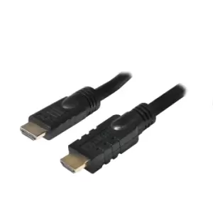 Image of LogiLink CHA0015 HDMI cable 15 m HDMI Type A (Standard) Black