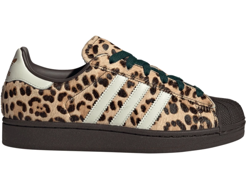 Image of adidas Originals Womens SuperStar II Superstar Low-Top Trainers Drk Brwn/Ivry female 6.5 (40)