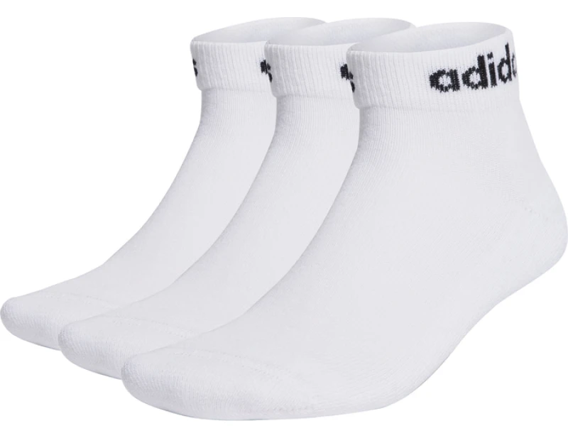 Image of Adidas Cushioned Ankle 3er Pack Socks White XS