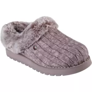 Image of Skechers Womens Keepsakes Ice Angel Fluffy Mule Slippers UK Size 3 (EU 36)