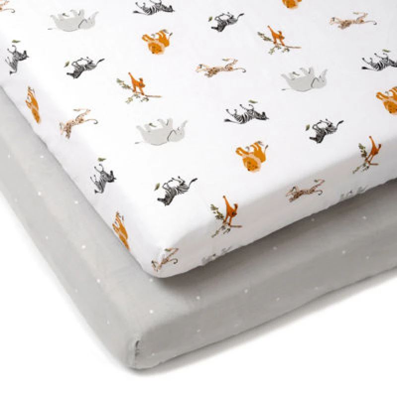 Image of Clair De Lune Jungle Dreams Cot Bed Set, Multi CL6614