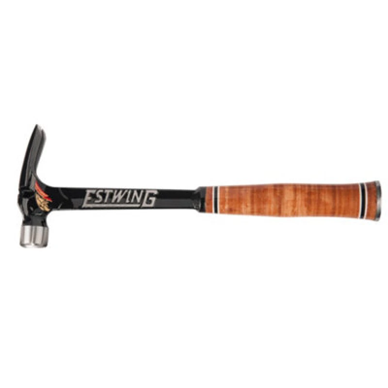 Image of Draper 23504 Estwing E15Sr Ultra Series Smooth Face Framing Hammer With Leather Grip, 15Oz/425G, 14"