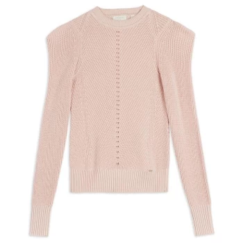 Image of Ted Baker Sunniie Structured Sleeve Top - Lt Pink