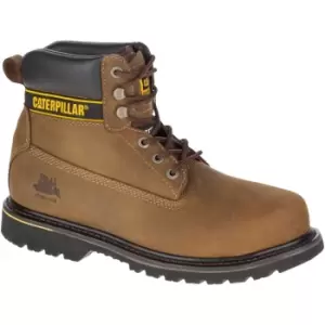 Image of Caterpillar Holton S3 Safety Boot / Mens Boots / Boots Safety (8 UK) (Brown)