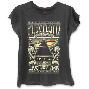 Image of Pink Floyd - Carnegie Hall Womens Large T-Shirt - Black