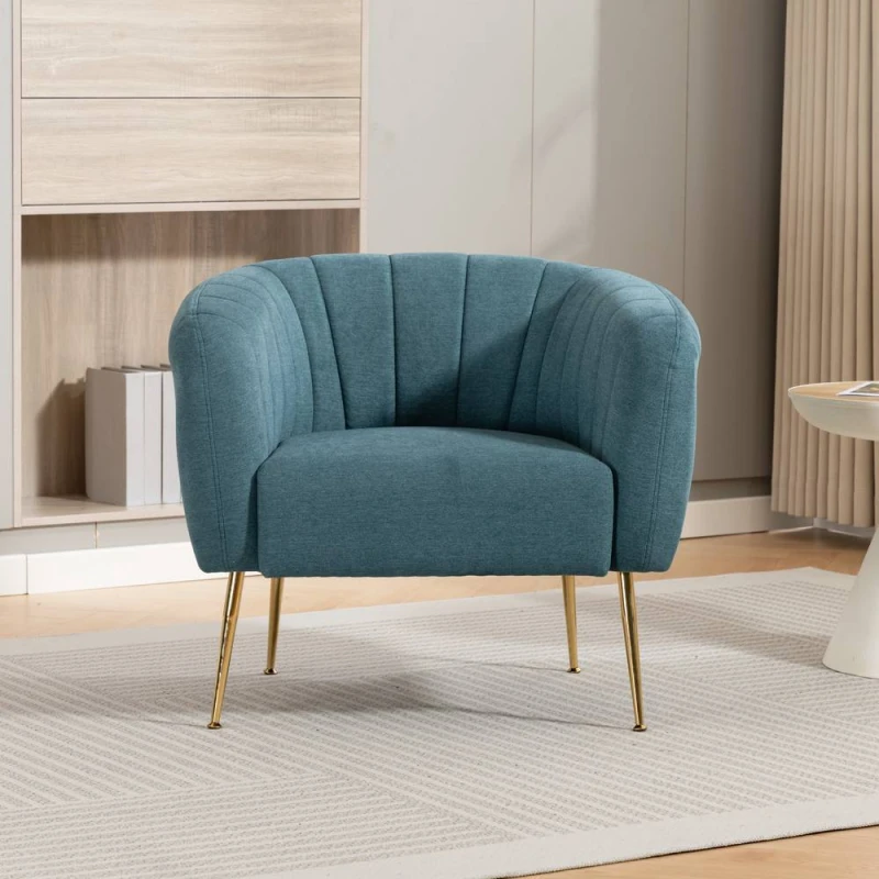 Image of Artemis Home Stanton Accent Chair in Teal Size: 1 Pack Teal Unisex 1 Pack