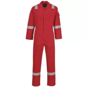 Image of Portwest - FF50RER50 - sz 50 Aberdeen FR Coverall - Red - Red