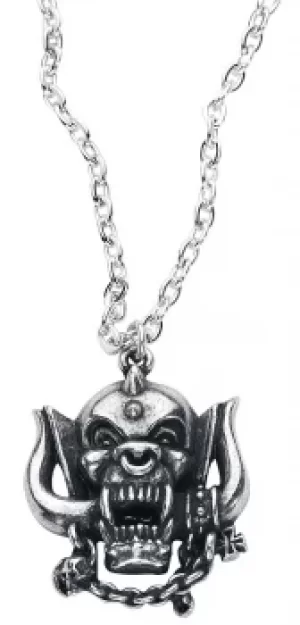 Image of Motorhead Warpig Necklace silver coloured