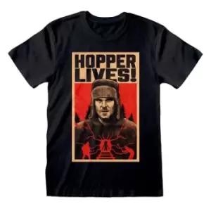 Image of Stranger Things T-Shirt Hopper Lives Size S