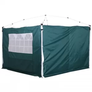 Image of Outsunny 3m Gazebo Exchangeable Side Panel-Green