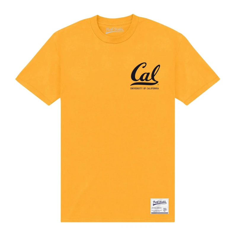 Image of Berkeley Mens University Of California T-Shirt in Gold Size: Small Gold Male S