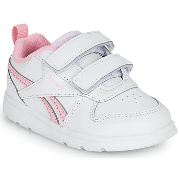 Image of Reebok Classic REEBOK ROYAL PRIME Girls Childrens Shoes Trainers in White toddler,4.5 toddler,7 toddler,7.5 toddler,8.5 toddler,5.5 toddler,6.5 toddle