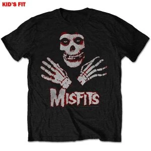 Image of Misfits - Hands Kids 7 - 8 Years T-Shirt - Black