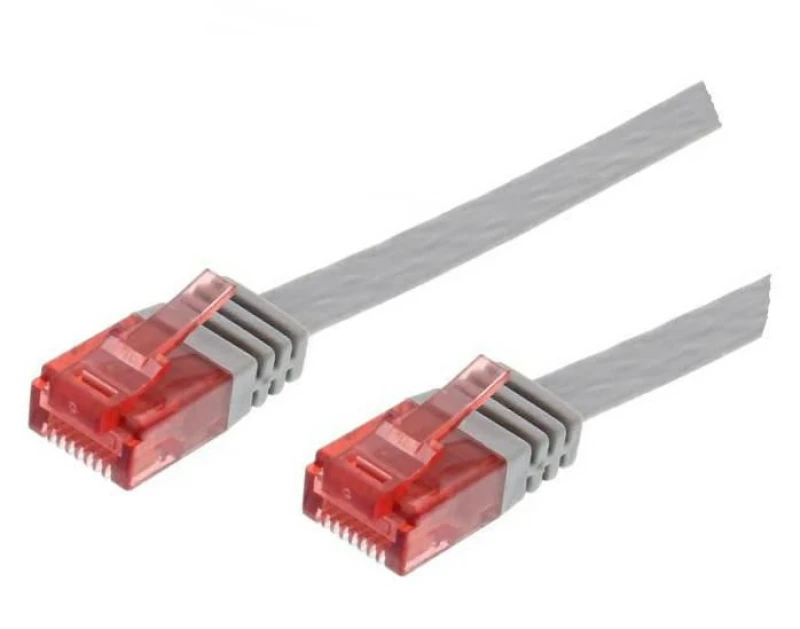 Image of Microconnect V-UTP60025-FLAT networking cable Grey 0.25 m Cat6 U/UTP (