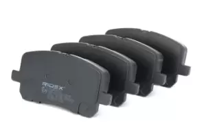 Image of RIDEX Brake pad set 402B0432 Brake pads,Brake pad set, disc brake TOYOTA,Avensis Verso (_M2_),Matrix MPV (_E13_)