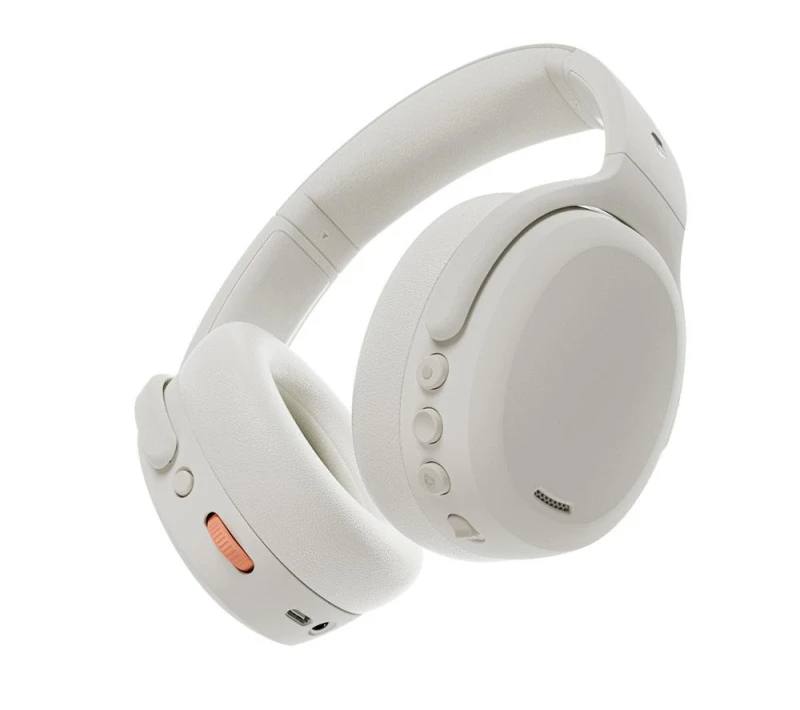 Image of SKULLCANDY Crusher ANC 2 Wireless Bluetooth Noise Cancelling Headphones - Bone, White 810145320228
