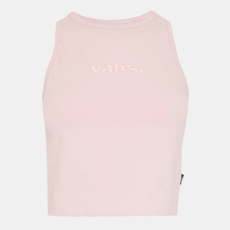 Image of Vans Womens Essential Racer Sepia Rose Tank Vest Sepia Rose female 14 (L)