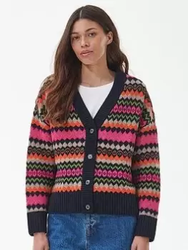 Image of Barbour Barbour Redclaw Cardigan - Multi, Navy, Size 8, Women