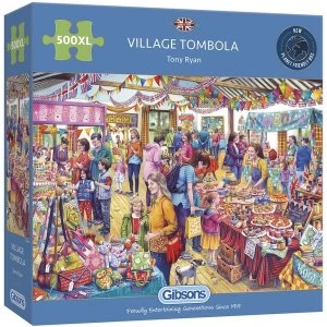 Image of Village Tombola XXL Jigsaw Puzzle - 500 Pieces