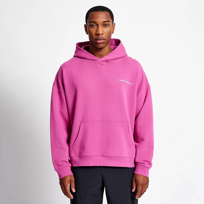 Image of Madison Barclay Five Boroughs Hoodie - Pink Pink XS