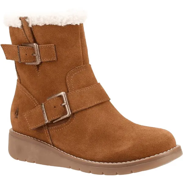 Image of Hush Puppies Womens Lexie Warm Lined Zip Ankle Boots - UK 7