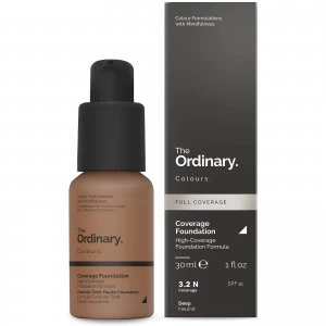 Image of The Ordinary Coverage Foundation with SPF 15 by The Ordinary Colours 30ml (Various Shades) - 3.2N
