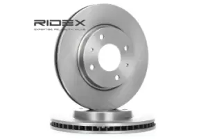 Image of RIDEX Brake disc 82B0324 Brake rotor,Brake discs MITSUBISHI,Lancer VII Kombi (CS_W, CT_W),Galant VIII Limousine (EA_)