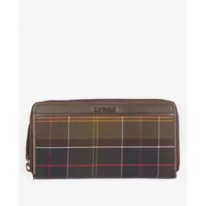 Image of Barbour Ness Zip Around Wallet - Brown