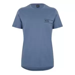Image of Boss Logo Crew T-Shirt - Blue