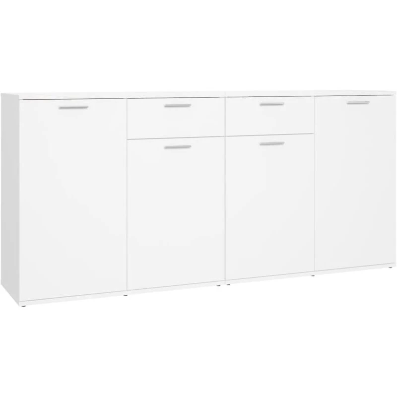 Image of VIDAXL Sideboard White 160x36x75cm Engineered Wood Vidaxl 8720286459096